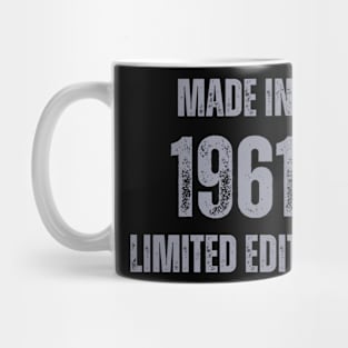 Vintage Made in 1961, Limited Edition  , Gift for Mom Dad Birthday Mug